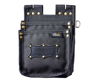 コーデュラバリスティック生地ツーウェイタイプ建築用腰袋 BA-201TB