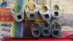 スナップオン クローフットレンチセット