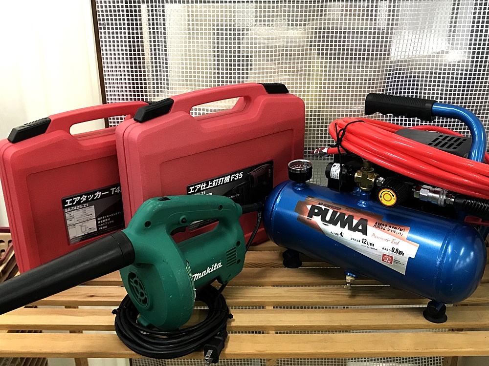 SK11コンプレッサー 仕上釘打機