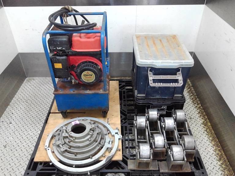 43.中野製作所 エンジン式油圧駆動型キールカッター ジャンク