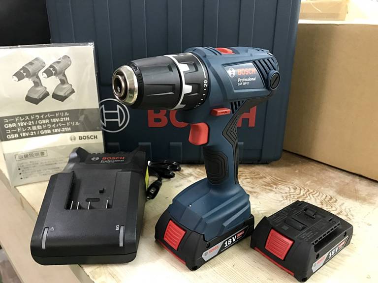 BOSCH コードレスドリルドライバー GSR18V-21
