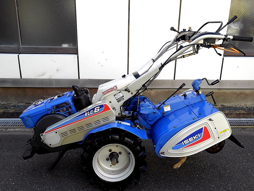 イセキ 耕運機 KLC6 農用トラクター 歩行型 ディーゼル スターター付