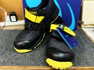 asics ウィンジョブ CP20E ブラック×ブラック 25.5cm 3E