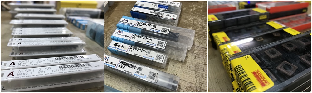 OSG SANDVIK スパイラルタップ エンドミル 旋削用チップなど2