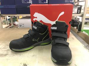 PUMA 安全靴 ラピッド グリーン ミッド 63.552.0