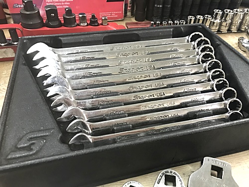 Snap-on コンビネーションレンチセット 10-19mm SOEXM710