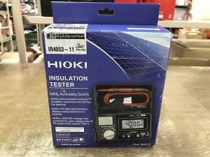 HIOKI 日置電機 太陽光発電システム用絶縁抵抗計 IR4053-11