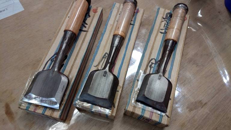 田齋（田斎）追入れ鑿 大工道具を現金高価買取致しました