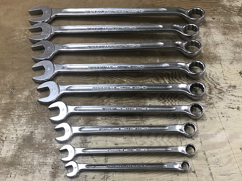 STAHLWILLE スタビレー コンビネーションレンチ9本セット OPEN BOX 14