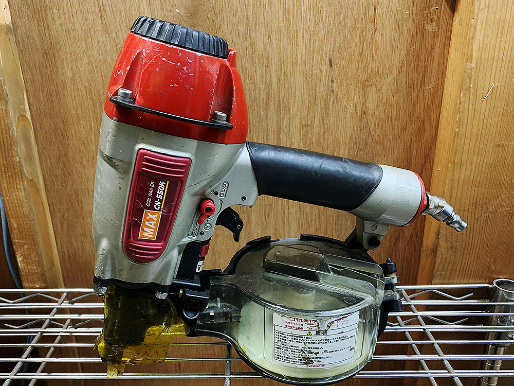 MAX マックス 50mm 常圧コイルネイラ CN-550Kの中古品