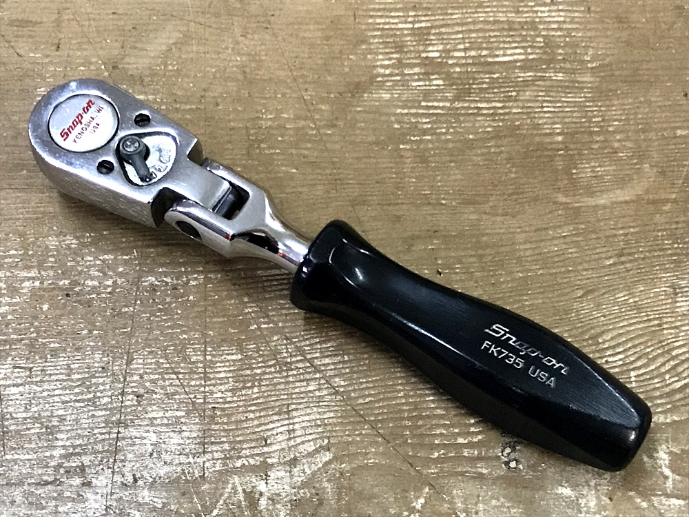 Snap-on スナップオン 3/8" 首振りラチェットハンドル FK735