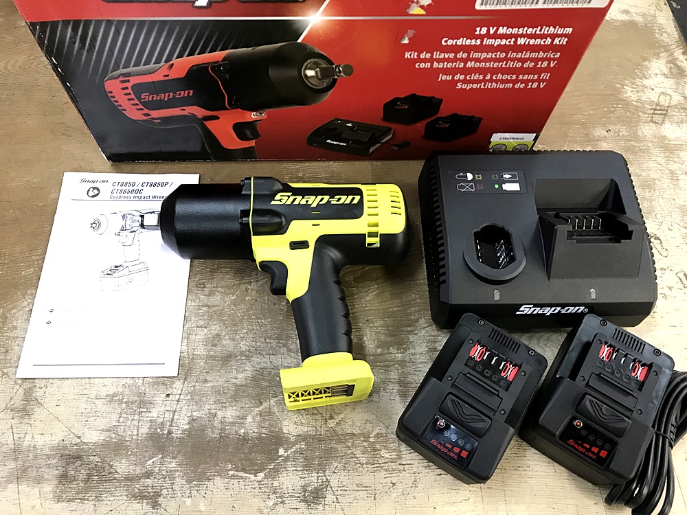 Snap-on スナップオン 1/2" コードレスインパクトレンチセット CT8850HVJ2