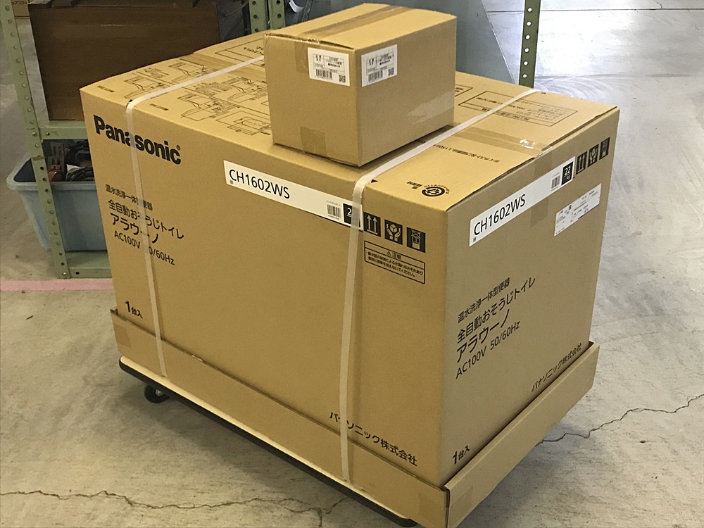 パナソニックPanasonic全自動おそうじトイレアラウーノCH1602WS未使用品