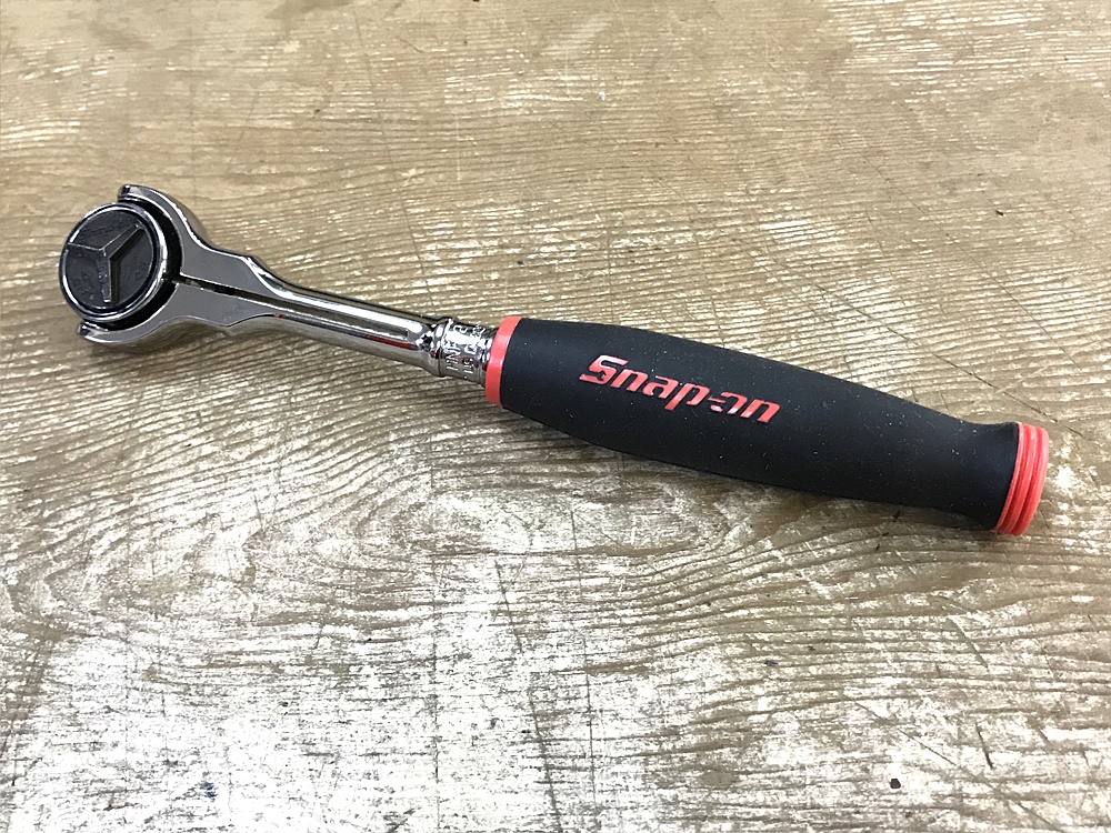 Snap-on スナップオン 1/4 スイベルラウンドヘッドラチェットハンドル THNF72