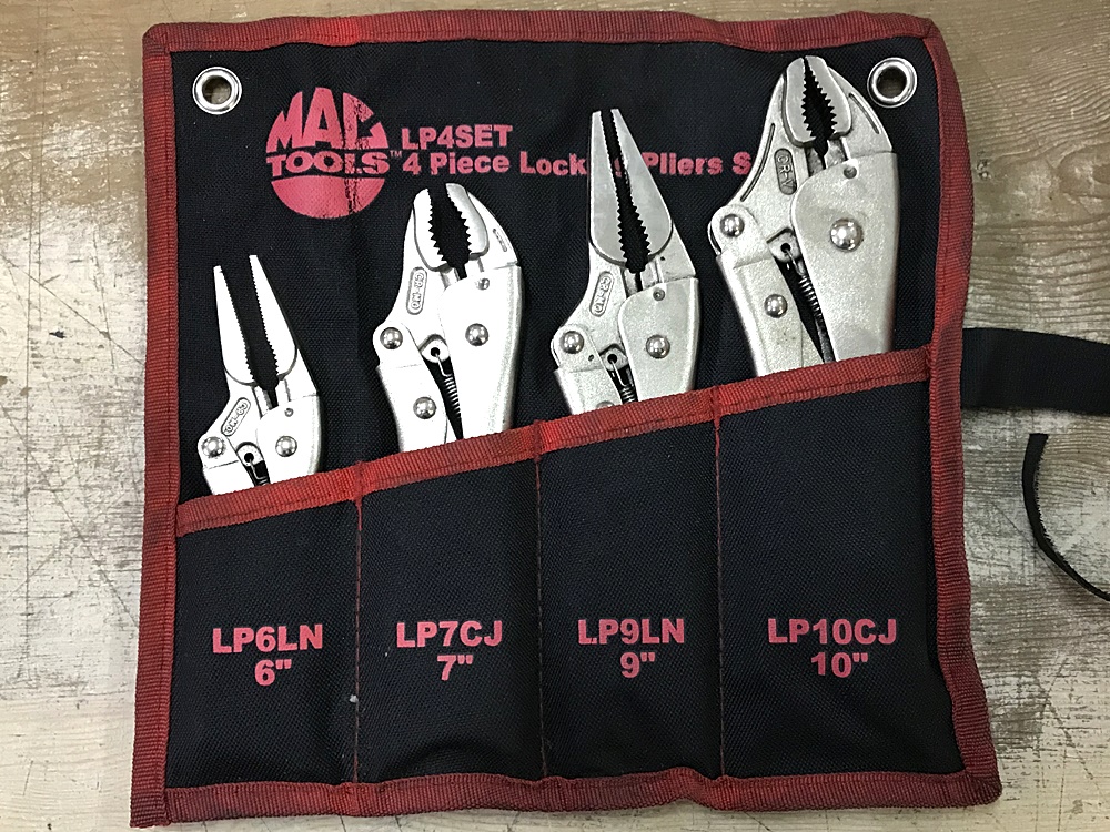 MAC TOOLS マックツールズ 4PCS ロッキングプライヤーセット LP4SET