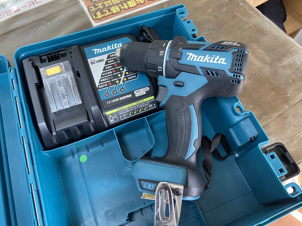 マキタ makita 充電式ドライバドリル DF480DRGX 中古美品を現金買取りしました！
