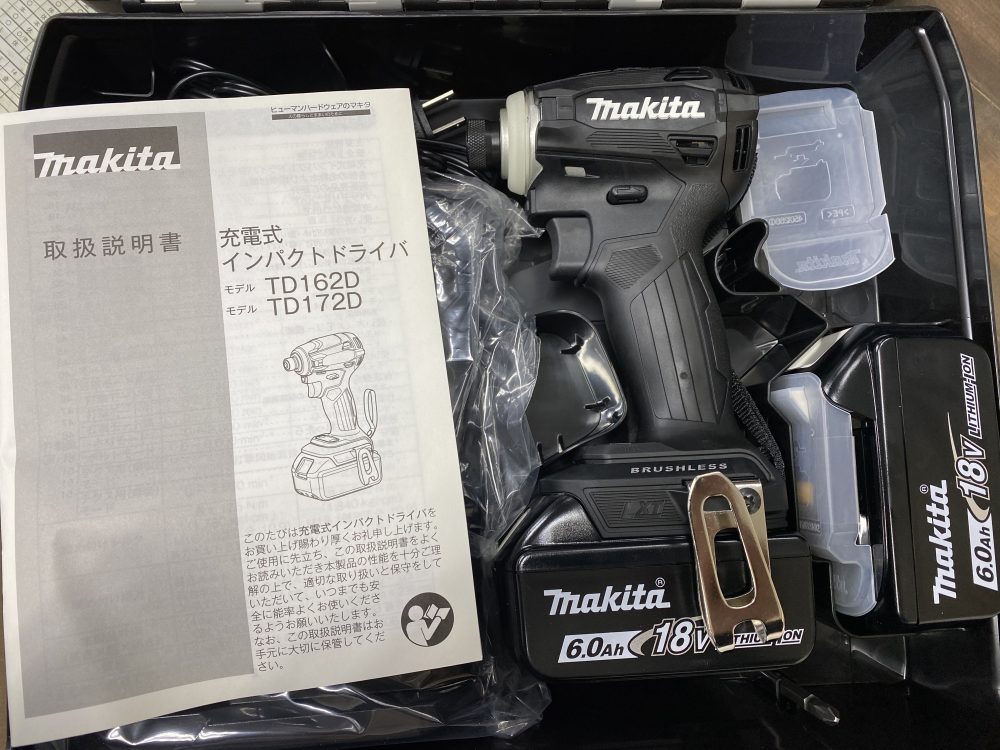 マキタ makita 充電式インパクトドライバ TD172 新品未使用品を現金買取りしました!