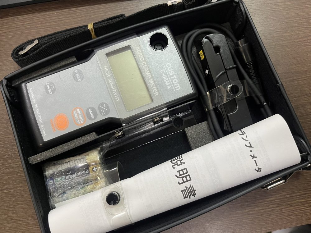 カスタム CUSTOM クランプメーター C-08MA 未使用品を宅配買取させて頂きました!