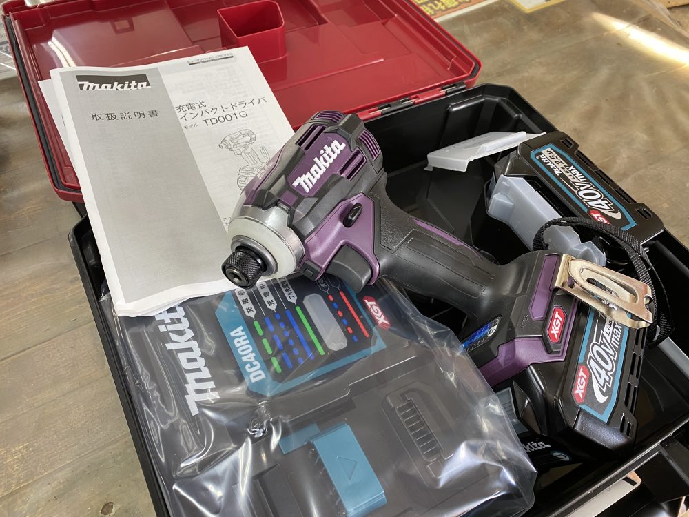 マキタ makita 充電式インパクトドライバ TD001G 新品未使用品を現金買取りしました!