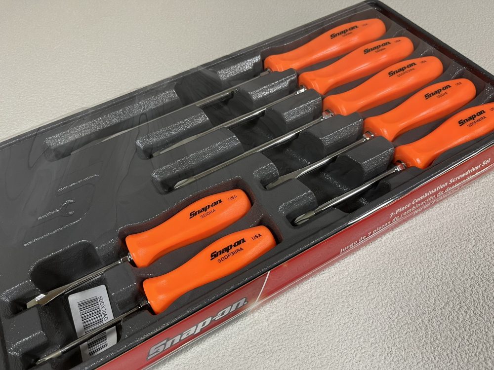 Snap-on スナップオン 旧グリップ ドライバーセット SDDX70AO 新品未使用品