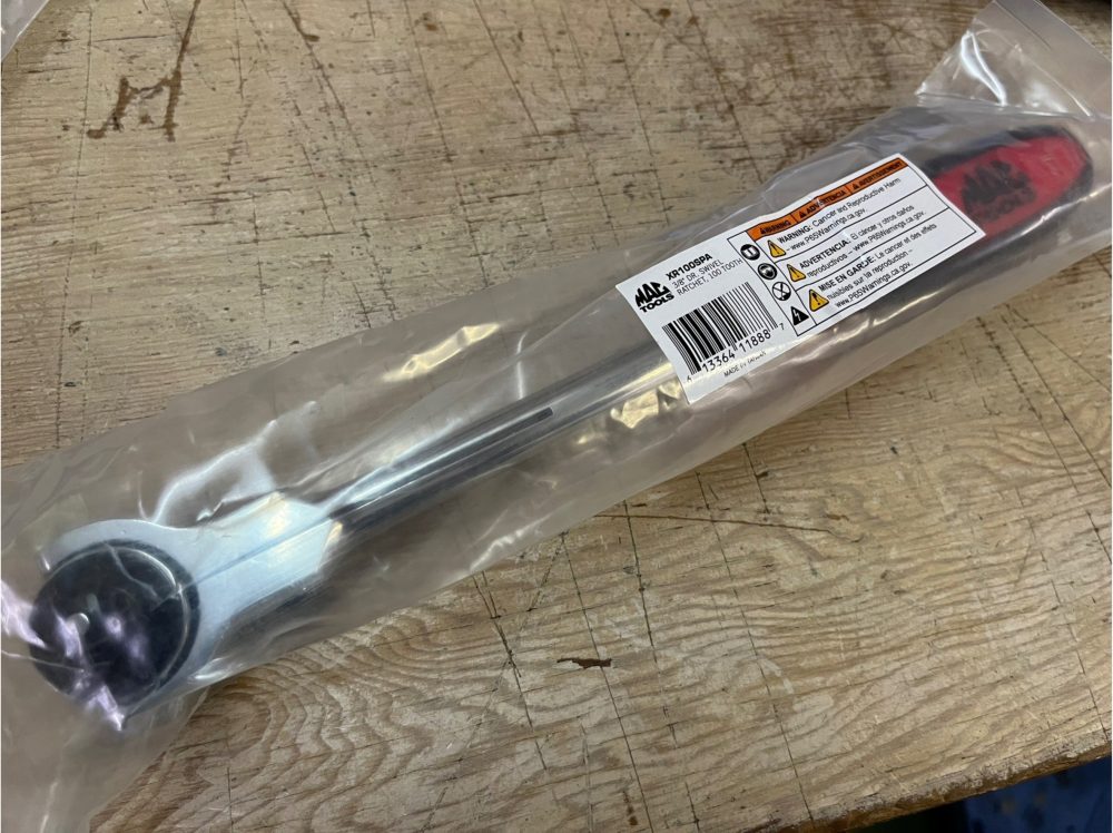 MAC TOOLS マックツールズ 3/8 DR. スイベルラチェット XR100SPA
