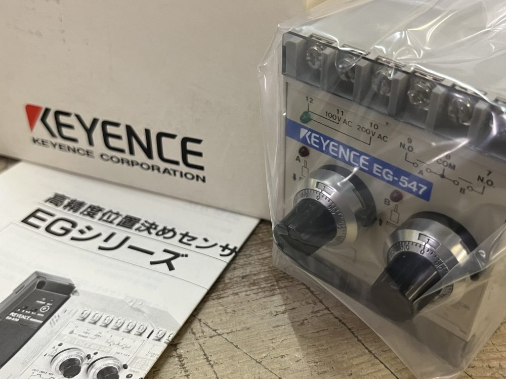 KEYENCE キーエンス EGシリーズ 高精度位置決めセンサ アンプユニット EG-547