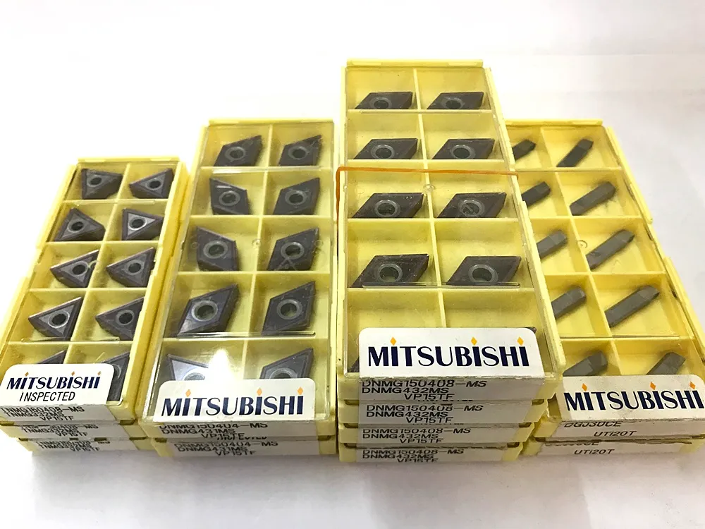 MITSUBISHI MATERIAL 三菱マテリアル 55°ひし形 旋削チップ DNMG150404-MS VP15TF
