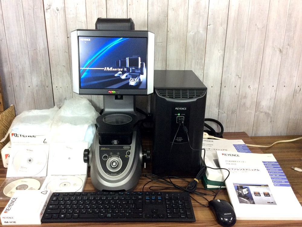 KEYENCE キーエンス 画像寸法測定器 測定ヘッド コントローラ IM-6020+IM-6700