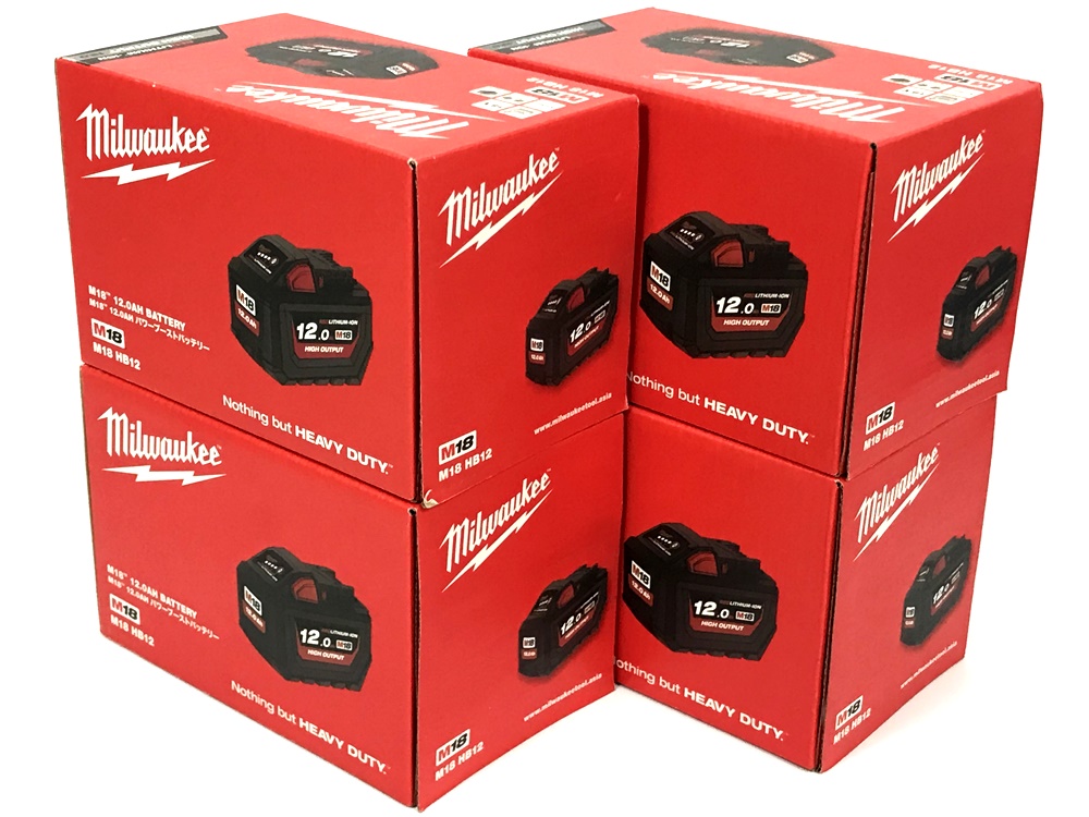 Milwaukee ミルウォーキー M18 12.0AH パワーブーストバッテリー M18 HB12