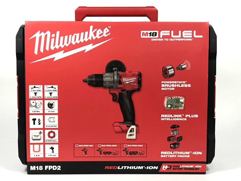 milwaukee ミルウォーキー M18 FUEL 振動ドリルドライバー M18 FPD2-502X J