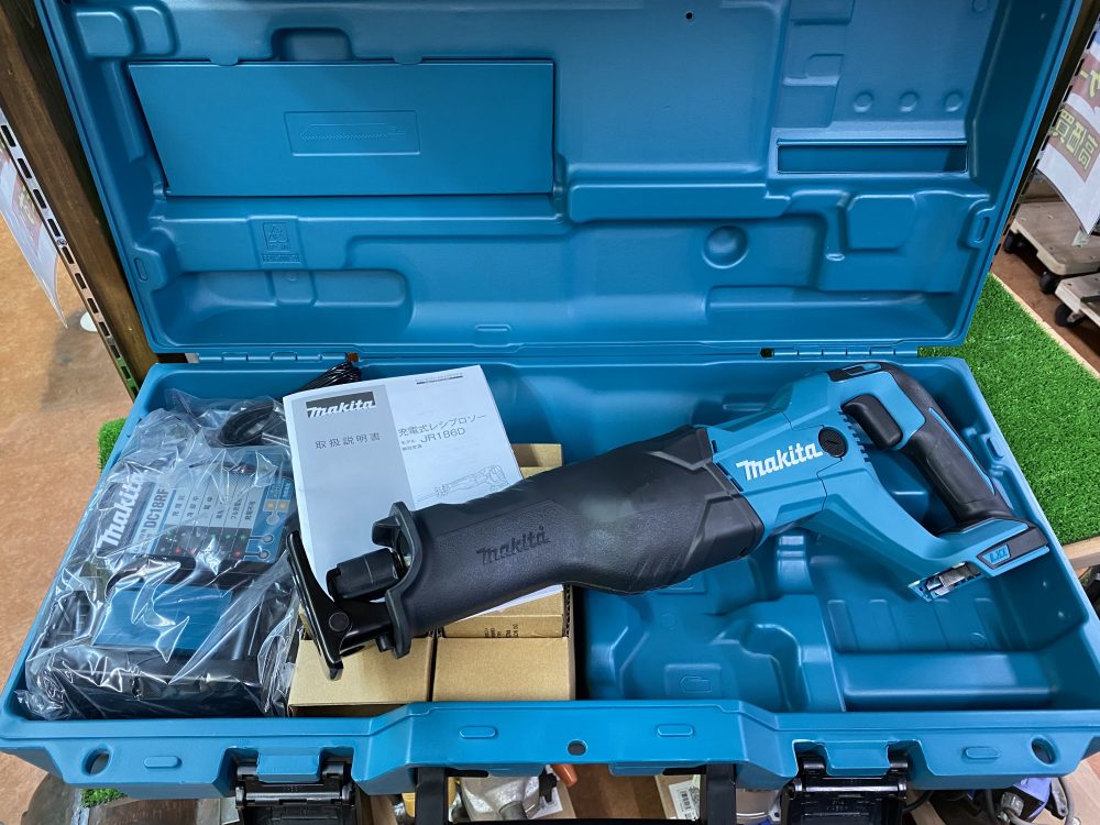 マキタ makita 充電式レシプロソー JR186D 新品未使用品を現金買取りしました!