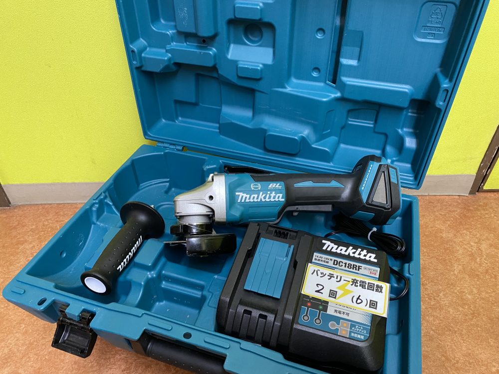 マキタ makita 充電式ディスクグラインダ GA408DRGX 中古美品を現金買取りしました！