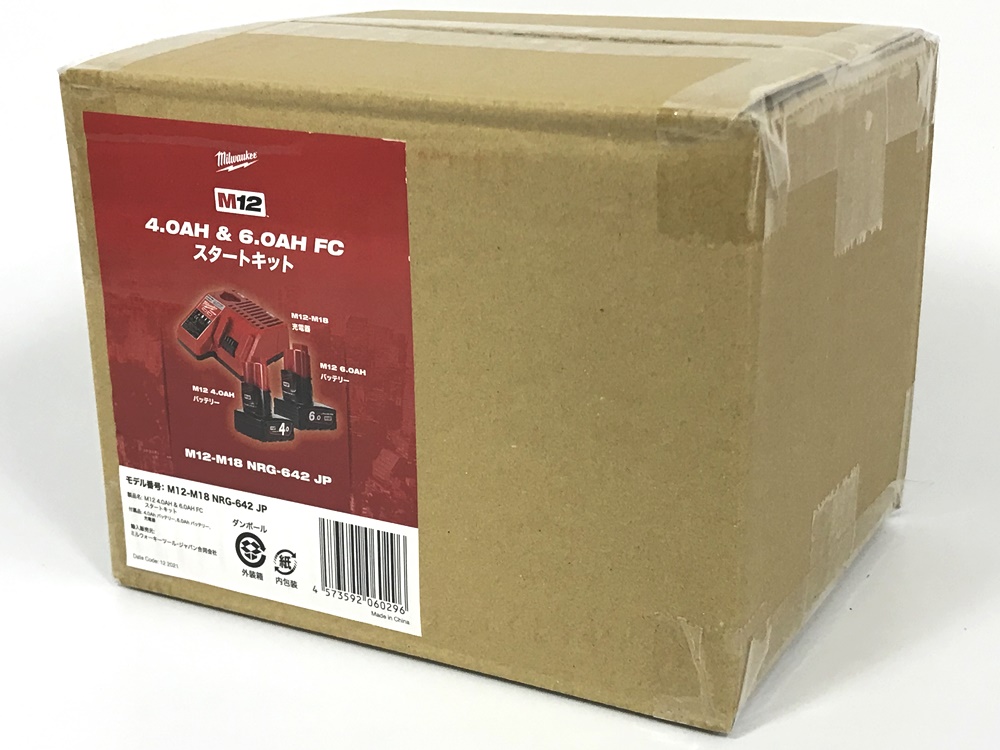 milwaukee ミルウォーキー M12 4.0Ah & 6.0Ah FC スタートキット M12-18 NRG-642 JP