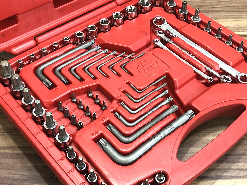 MAC TOOLS マックツールズ 62Pc.トルクス ソケット&レンチセット SMXT62B