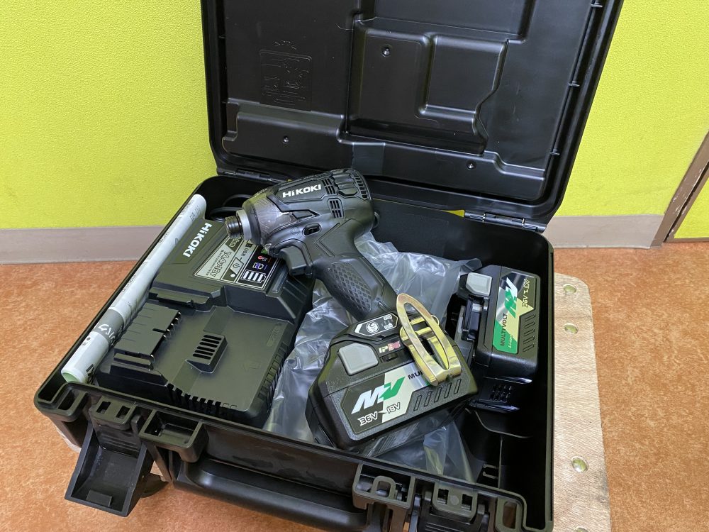 ハイコーキ HiKOKI マルチボルトインパクトドライバ WH36DA2XP 新品未使用品を現金買取りしました!