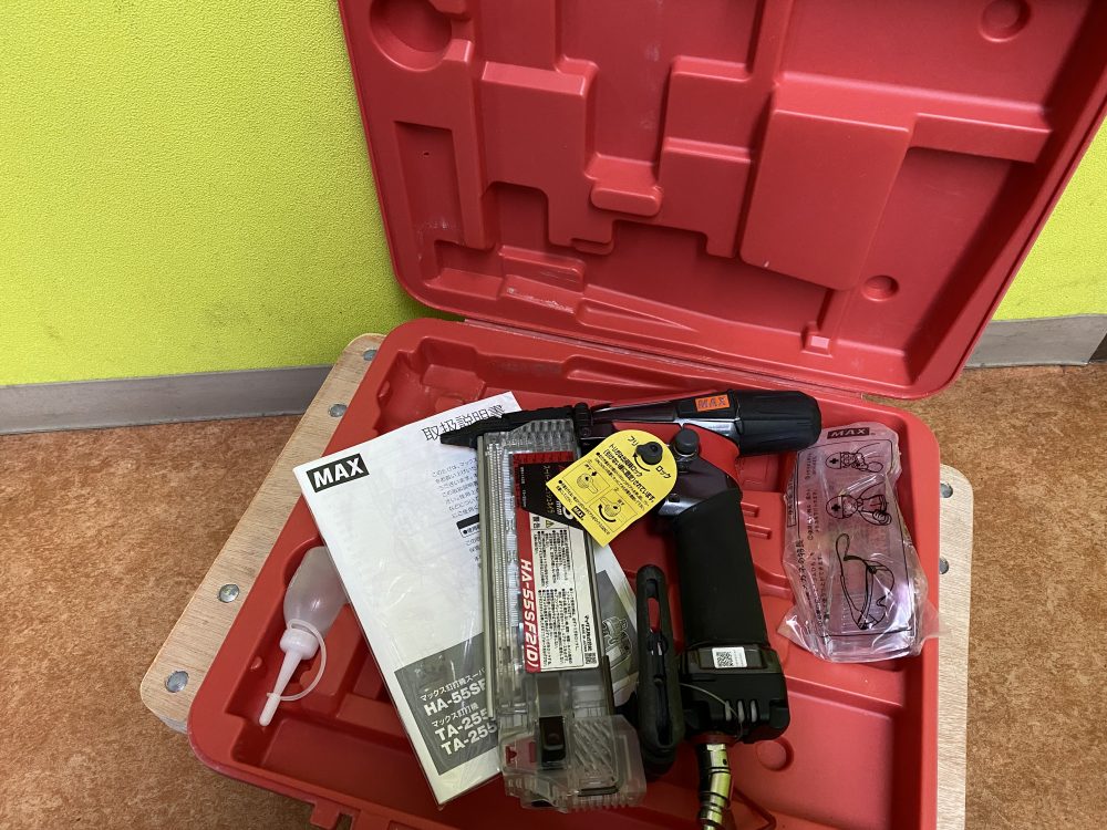 マックス MAX スーパーフィニッシュネイラ HA-55SF2(D) 中古美品を現金買取りしました！