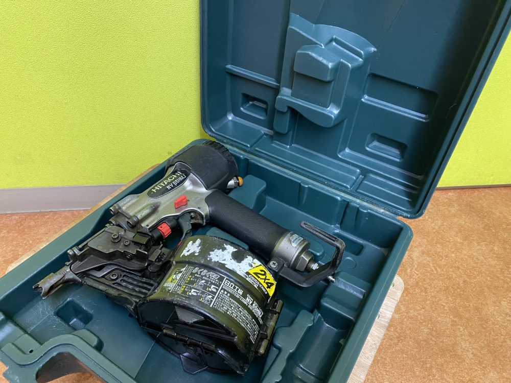 ヒタチ HITACHI ロール釘打機 NV65HMJ 中古品を現金買取りしました!