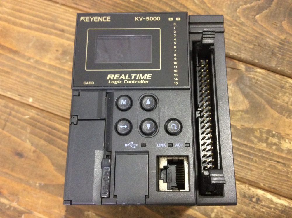 220916KEYENCE キーエンス Ethernet内蔵 CPU ユニット KV-5000