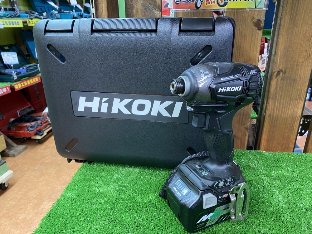 HiKOKI ハイコーキ コードレスインパクトドライバ WH36DA2XPBをお買取させて頂きました！