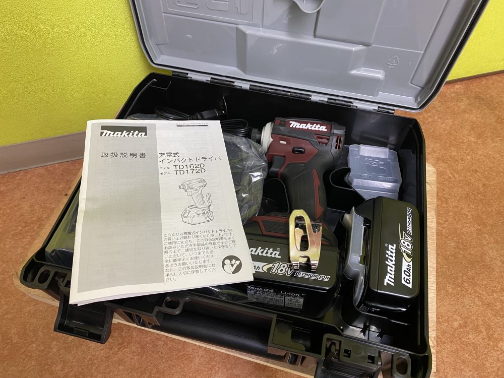 makita マキタ 充電式インパクトドライバ TD172DGXARをお買取させて頂きました！