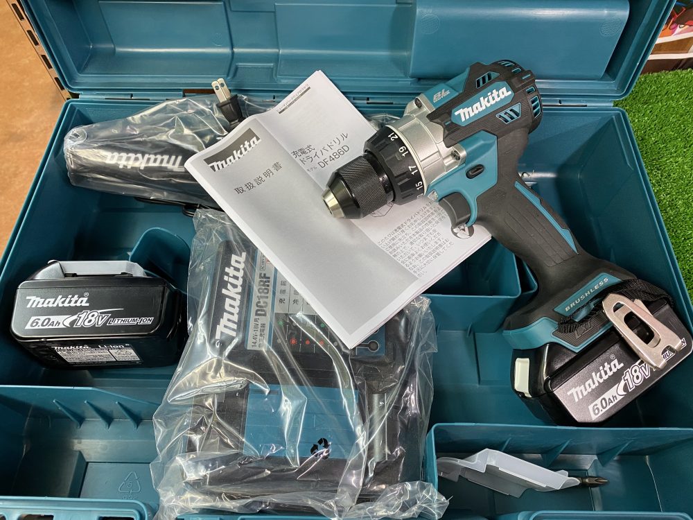 makita マキタ 充電式ドライバドリル DF486DRGX をお買取させて頂きました!