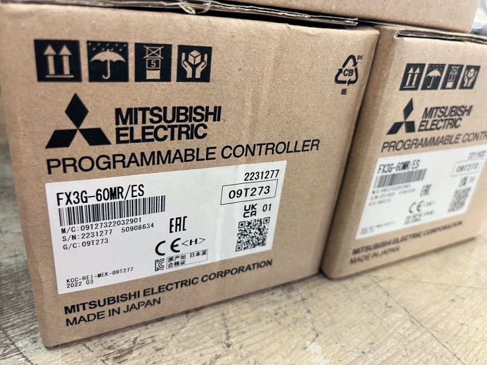 三菱電機 シーケンサ AC電源 DC入力タイプ FX3G-60MR/ES