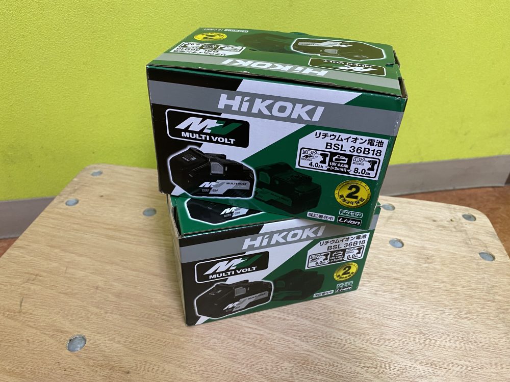HiKOKI ハイコーキ リチウムイオンバッテリー BSL36B18 をお買取させて頂きました！
