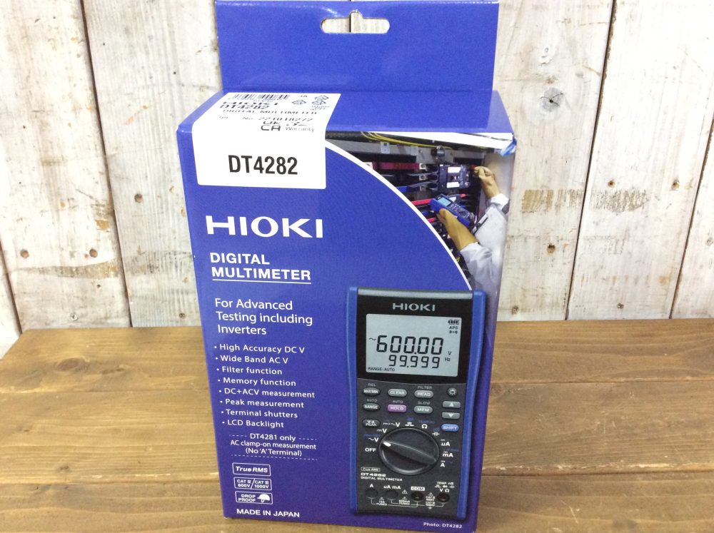 2022-12-27 HIOKI 日置電機 デジタルマルチメータ DT4282