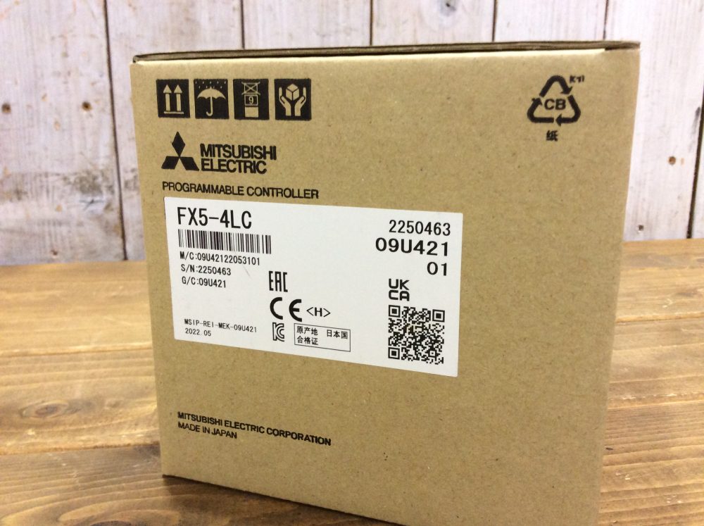 2022-12-17 MITSUBISHI 三菱電機 シーケンサ 温度調節ユニット FX5-4LC