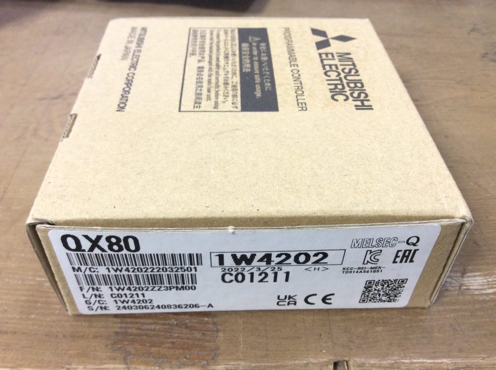 2023-01-27 MITSUBISHI 三菱電機 DC入力ユニット（マイナスコモンタイプ） QX80