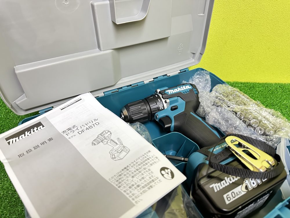 makita マキタ 充電式ドライバドリル DF487DRGX をお買取させて頂きました!