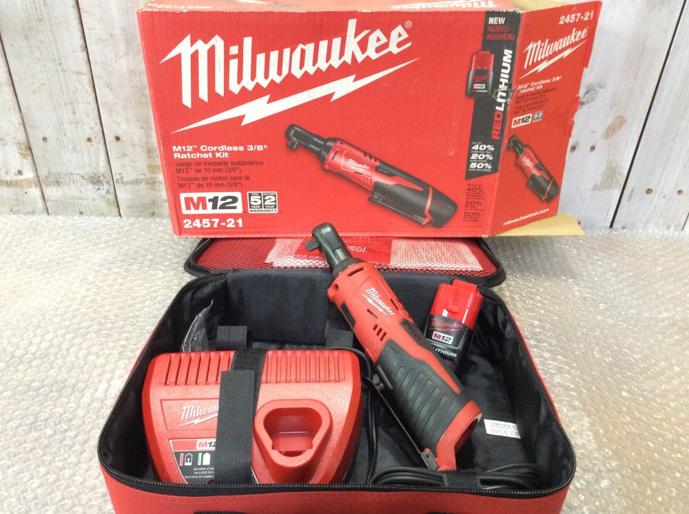2023-02-14 Milwaukee ミルウォーキー コードレス 38 ラチェットキット 2457-21