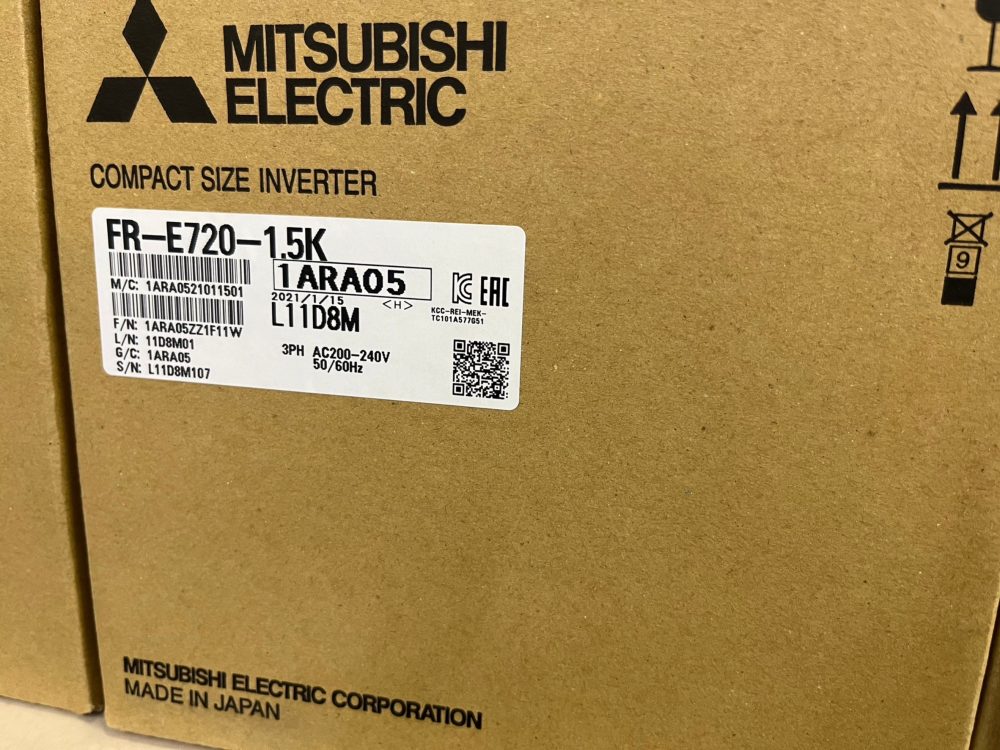 三菱電機 インバータ FR-E720-1.5K