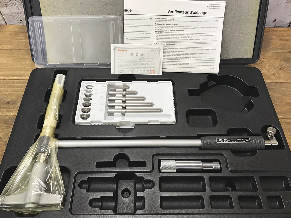 Mitutoyo ミツトヨ 標準シリンダゲージ CG-400AX(511-706)を宅配買取致しました。